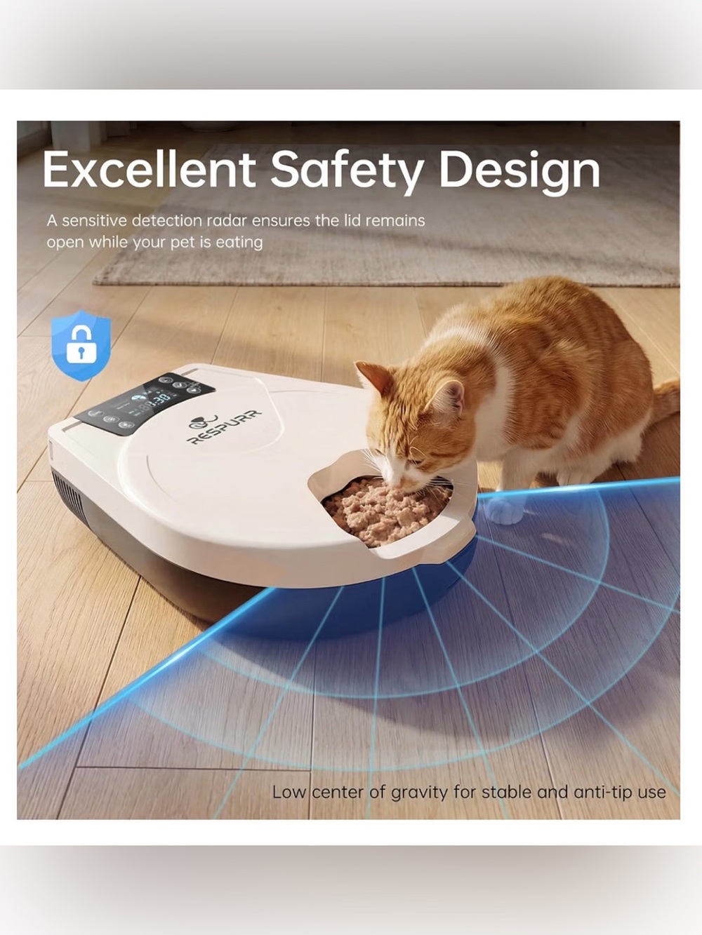 NIB - Automatic Wet Food Cat Feeder, 3 Days Freshness 5 Meals Cat Food Dispenser - Picture 8 of 8